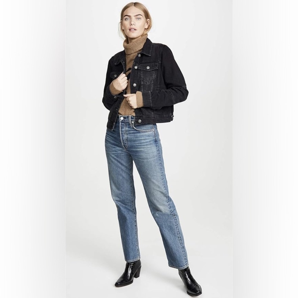 ◾️Free People Rumours Black Denim Jacket